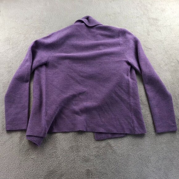 Eileen Fisher Womens Cardigan & Tank Set Size XS Lot Of Two Purple Casual Chic - Picture 10 of 11